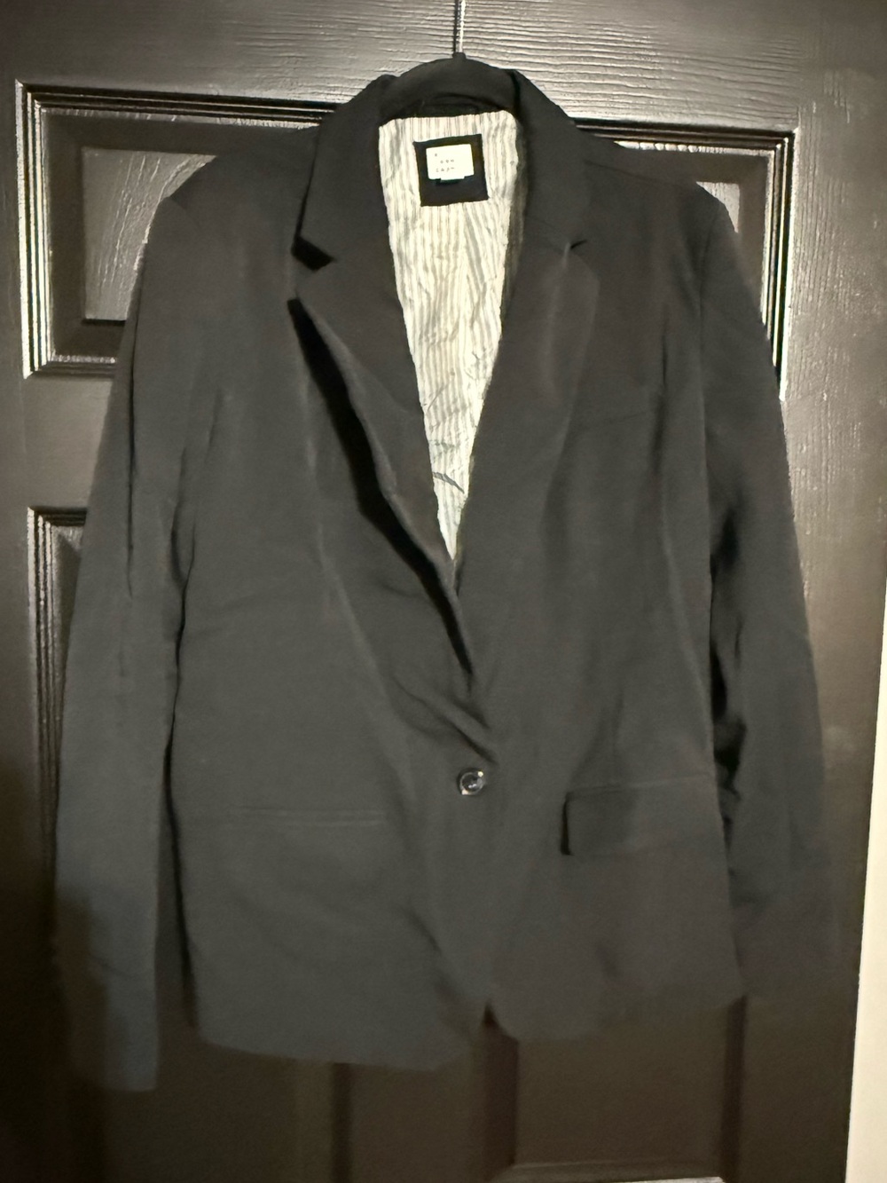 a new day Black Single-Button Women's Blazer